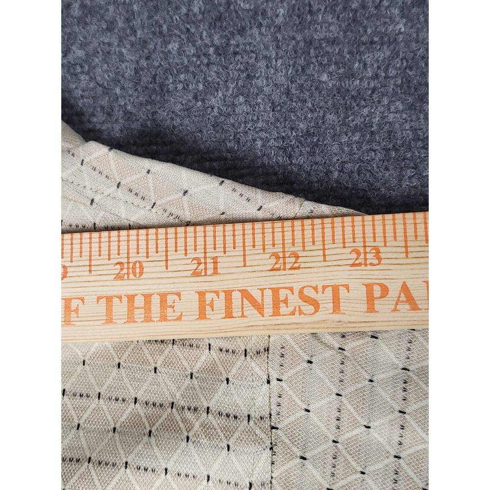 Lone Cypress Pebble Beach Golf Polo Brown Striped Men Sz L Cotton Outdoor Preppy - Picture 7 of 9